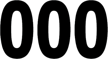 Pro Number 0 - Black - 8" - Lutzka's Garage