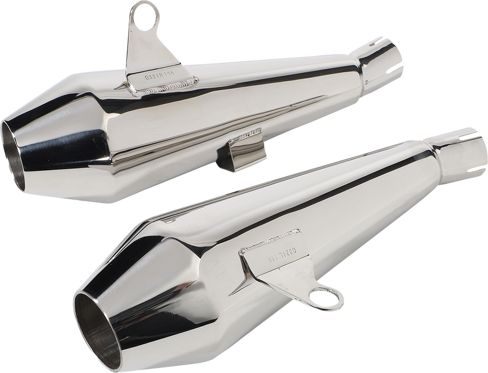 Shorty Predator Pro™ Mufflers - Polished