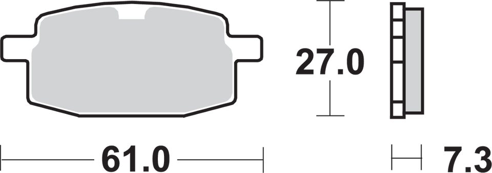 HF Brake Pads - Kymco