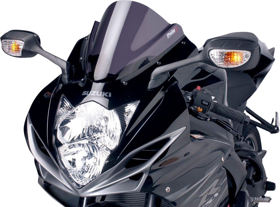 Race Windscreen - 11" - Dark Smoke - GSXR6/7 - Lutzka's Garage