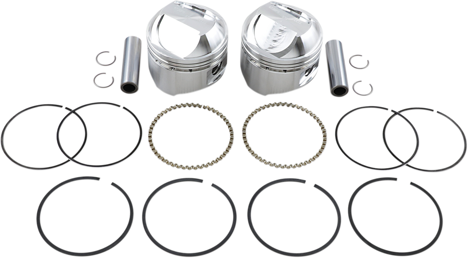 Piston Kit - Standard - High Compression - Big Twin 1340 cc 80"