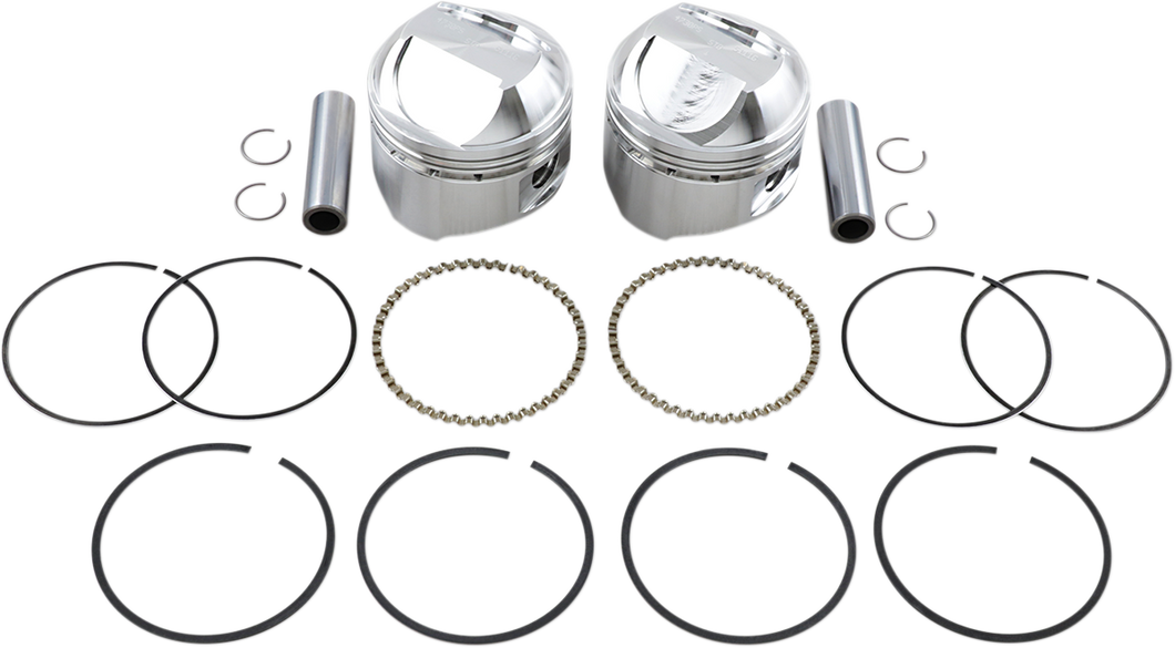 Piston Kit - Standard - High Compression - Big Twin 1340 cc 80