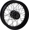Wheel - Laced - 40 Spoke - Rear - Black - 16x3 - 86-99 FLT - Lutzka's Garage