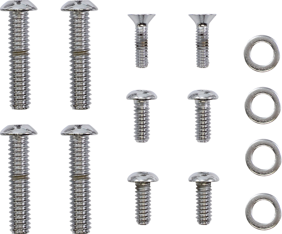 Bolt Kit - Switch Housing - Socket-Head - Chrome - Lutzka's Garage