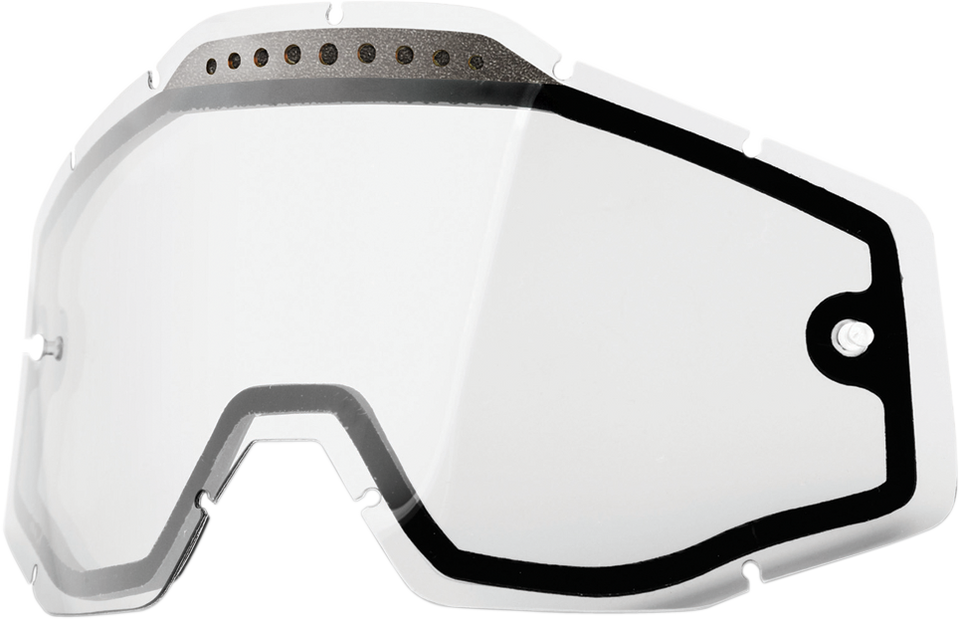 Accuri/Racecraft/Strata Dual Lens - Vented - Clear - Lutzka's Garage