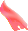 Kolor Flare™ Windshield - 6.5" - Red Ice - FLH - Lutzka's Garage