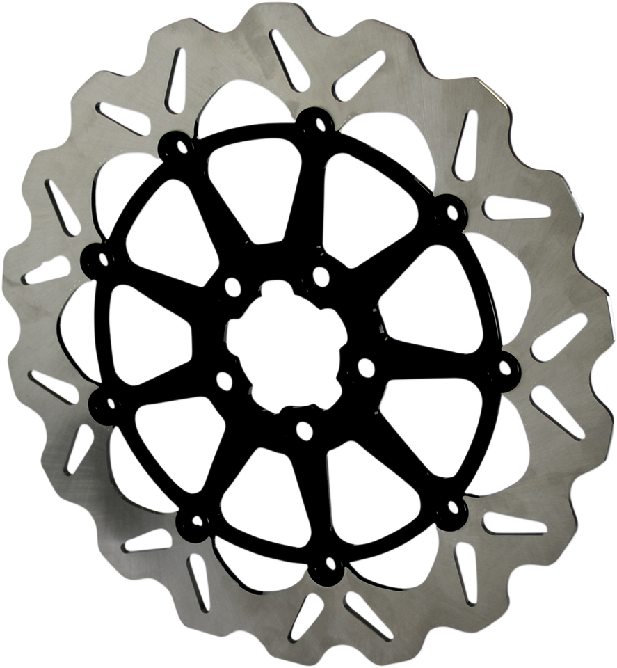 Wave® Rotor - Black - 13" - Lutzka's Garage