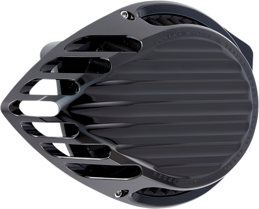 Finned Air Cleaner - Black - Lutzka's Garage