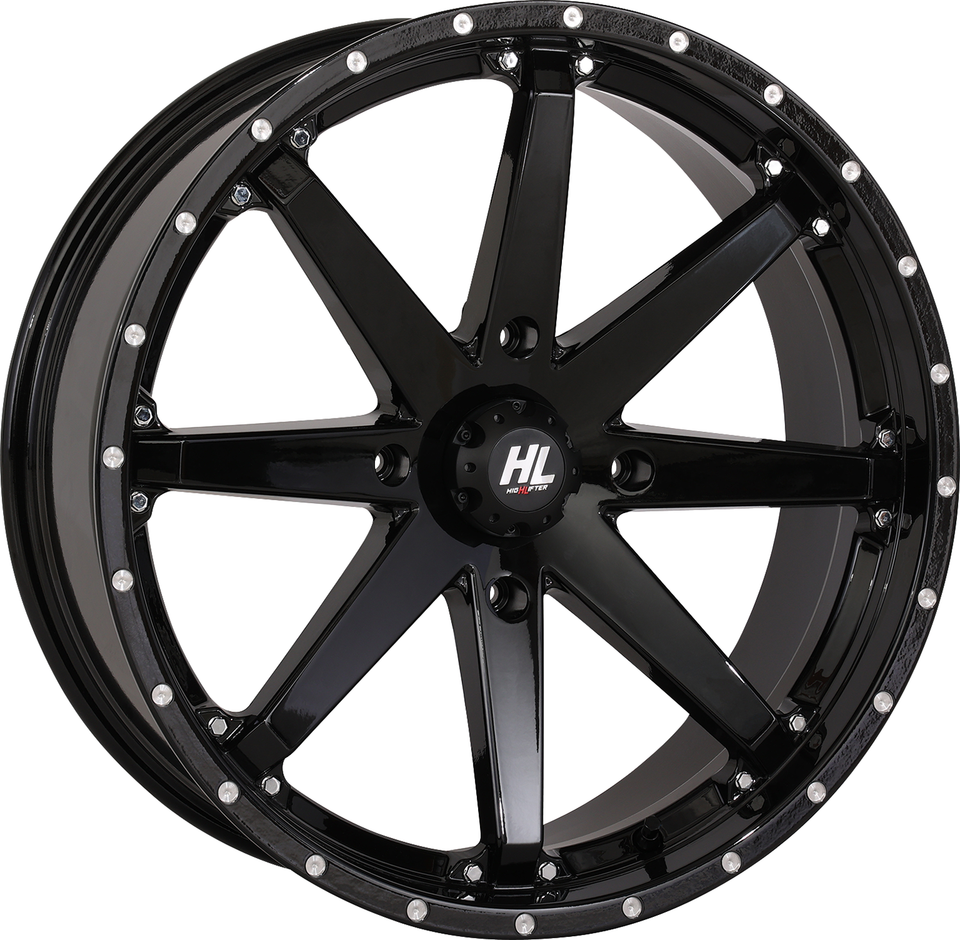 Wheel - HL10 - Front/Rear - Gloss Black - 15x7 - 4/156 - 5+2 (+40 mm) - Lutzka's Garage