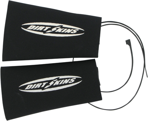 Fork Covers - 2 mm Neoprene - Black/White - Standard - Lutzka's Garage