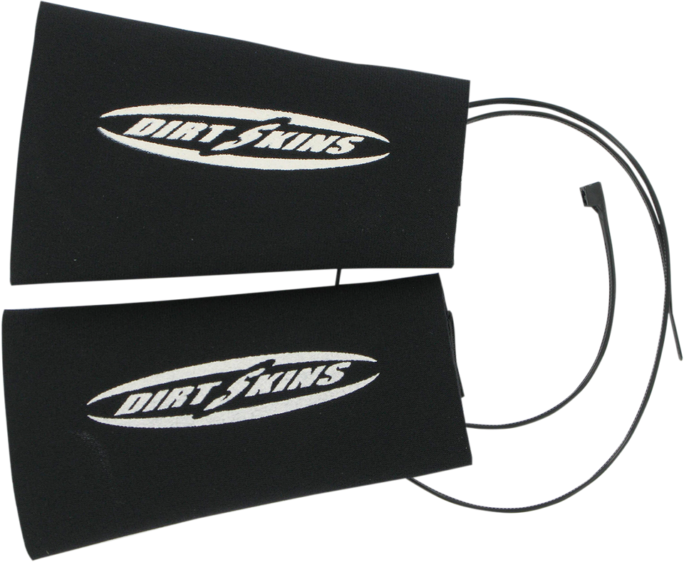 Fork Covers - 2 mm Neoprene - Black/White - Standard - Lutzka's Garage