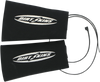 Fork Covers - 2 mm Neoprene - Black/White - 7.5" Inverted - Lutzka's Garage