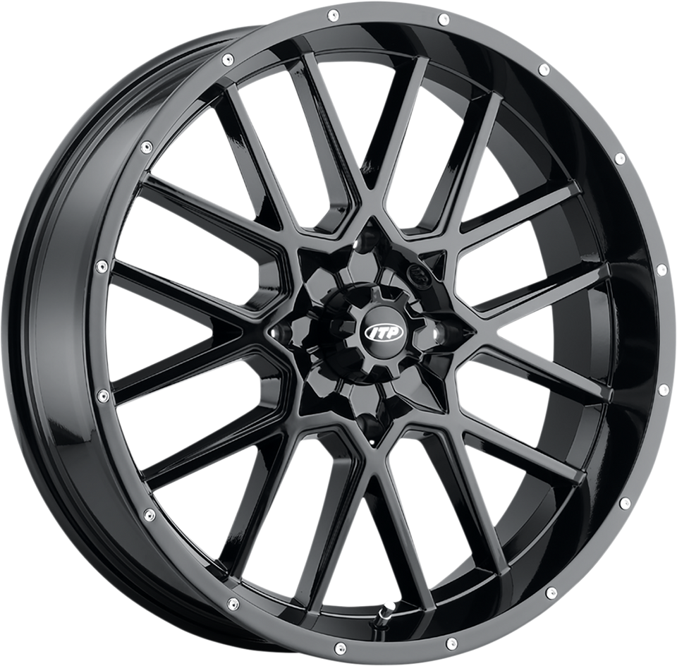 Wheel - Hurricane - Front/Rear - Black - 20x6.5 - 4/156 - 4+2.5 (+10 mm) - Lutzka's Garage