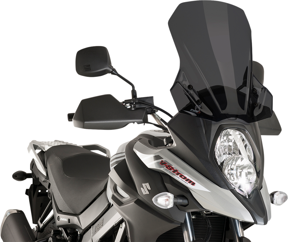 New Generation Windscreen - 17-1/4" - Dark Smoke - V-Strom - Lutzka's Garage