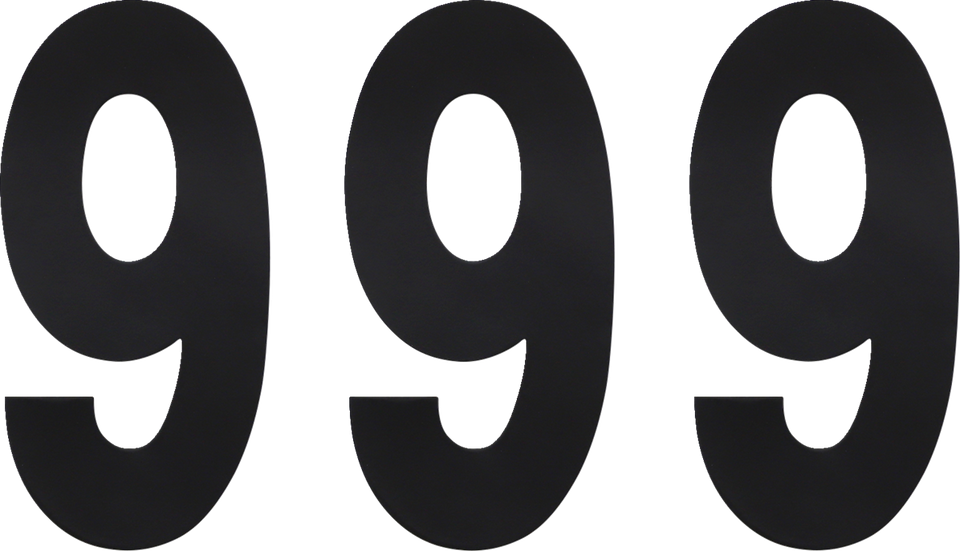 FX Number 9 - Black - 6" - Lutzka's Garage