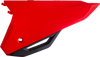 Side Panels - Red/Black - CRF450R - Lutzka's Garage