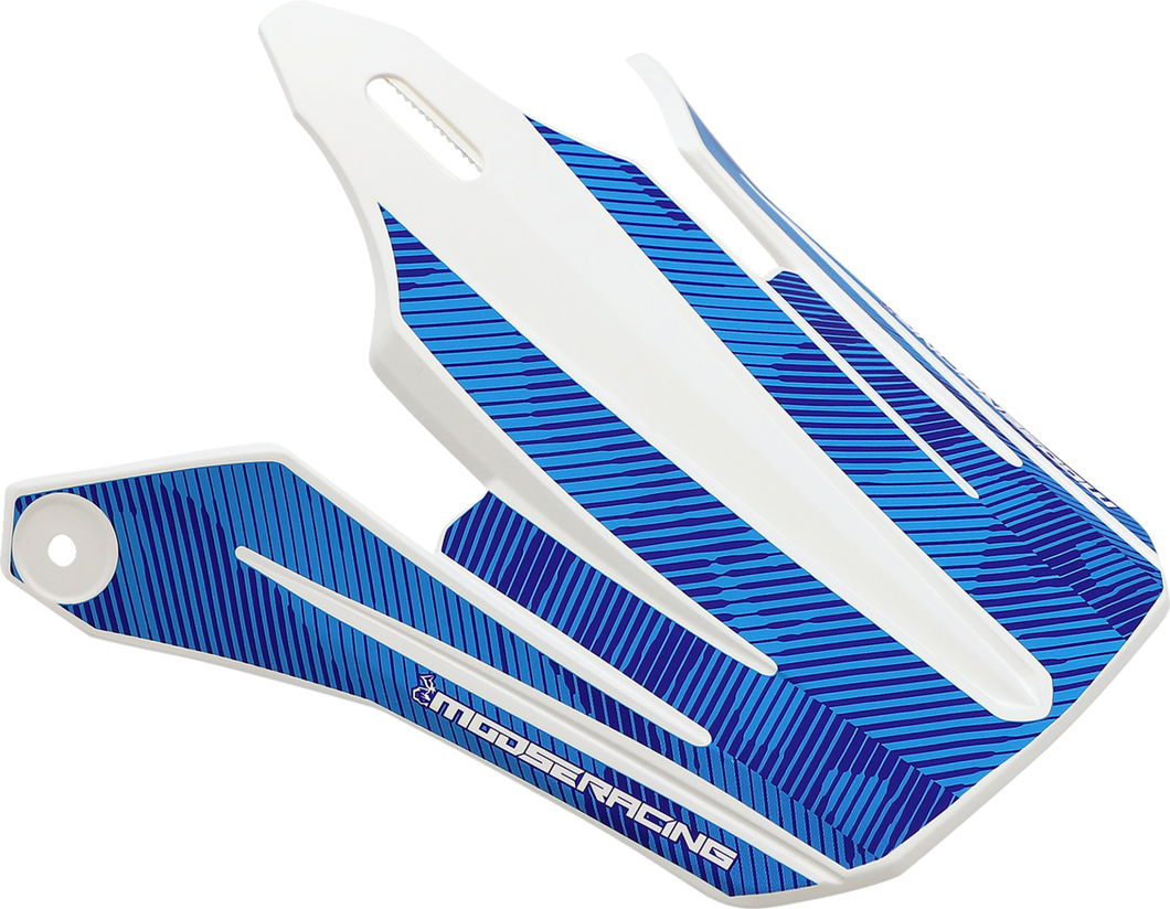 Youth F.I. MIPS® Visor Kit - Agroid Camo - Blue/White - Lutzka's Garage