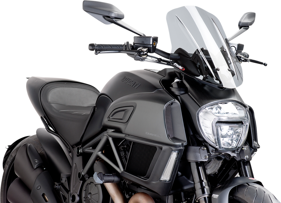New Generation Windscreen - 17-1/2" - Smoke - Diavel