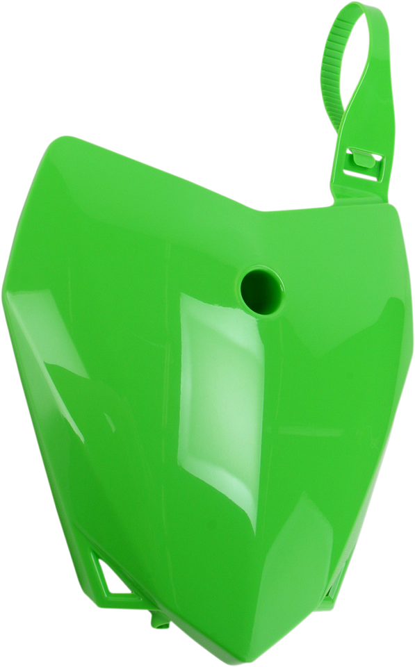 Front Number Plate - KX Green