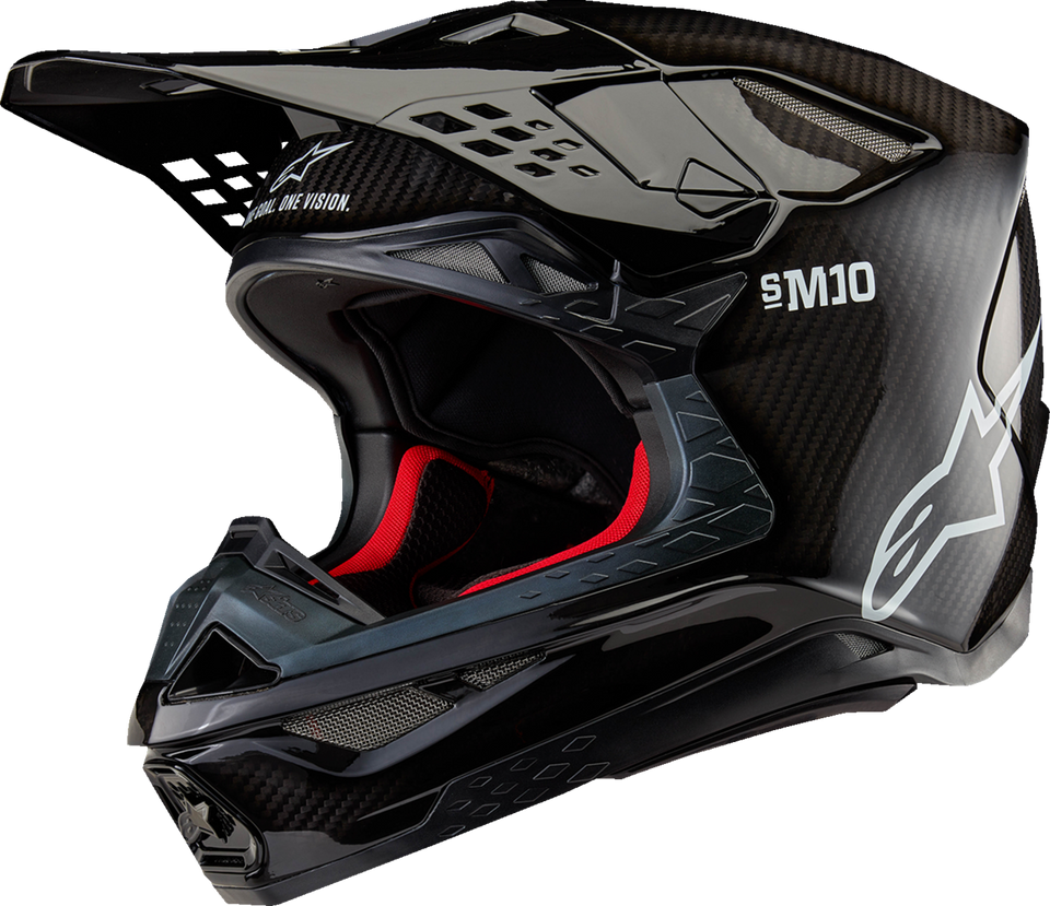 Supertech M10 Helmet - Solid - MIPS® - Gloss Black Carbon - Small - Lutzka's Garage