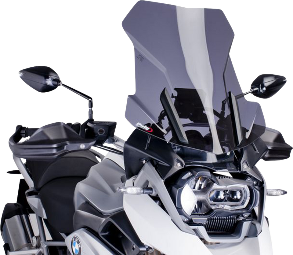 Touring Windscreen - 21-1/2" - Dark Smoke - BMW - Lutzka's Garage