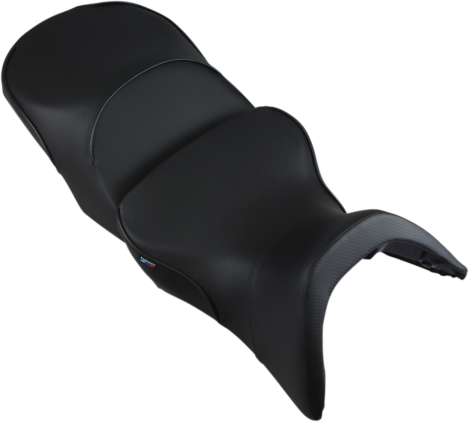 World Sport™ Performance Seat - Black - Carbon FX - Low Front/Standard Rear - R1200 RT 05-13 - Lutzka's Garage