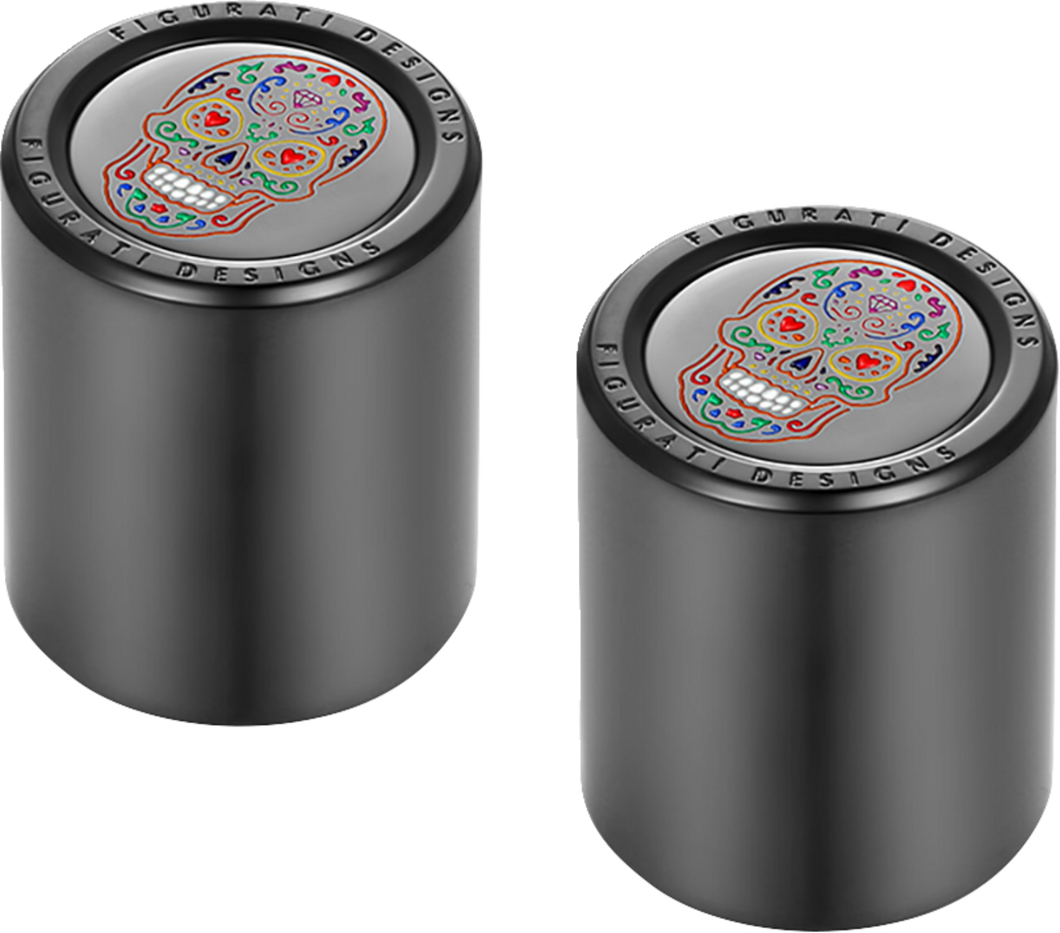 Docking Cover - Medium - Black - Sugar Skull - Lutzka's Garage