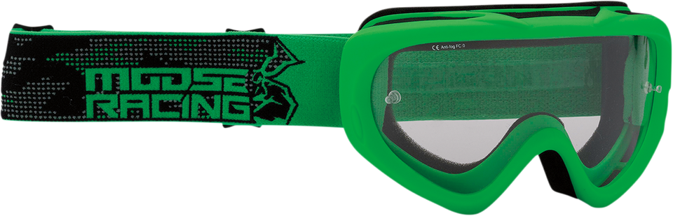 Youth Qualifier Goggles - Agroid - Green - Lutzka's Garage