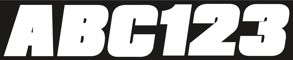 I.D. Sticker Kit - 350 Series - White - Lutzka's Garage