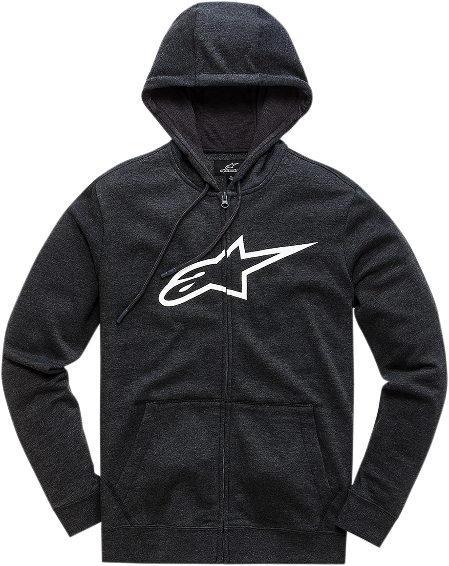 Ageless 2 Zip Hoodie - Black/White - Medium - Lutzka's Garage