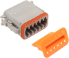 Deutsch Plug - 12 Pin - Gray - Lutzka's Garage