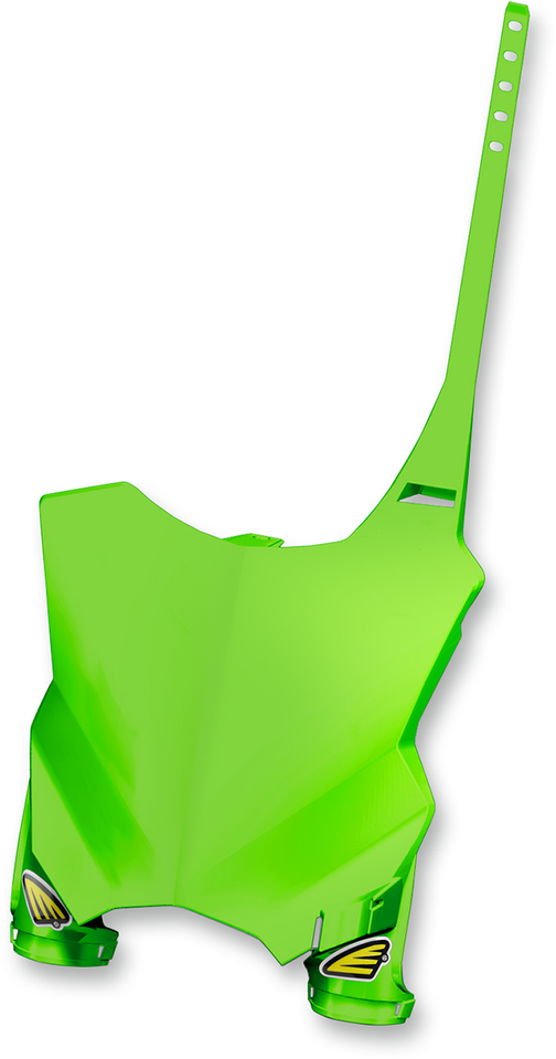 Stadium Number Plate - Green - Kawasaki - Lutzka's Garage