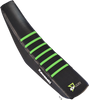 Seat Cover - Black/Green - KX 03-08 - Lutzka's Garage