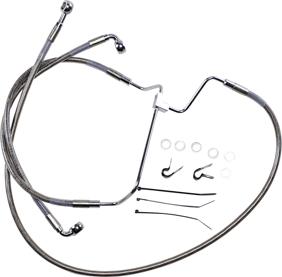 Brake Line - +8" - Stainless Steel - Lutzka's Garage