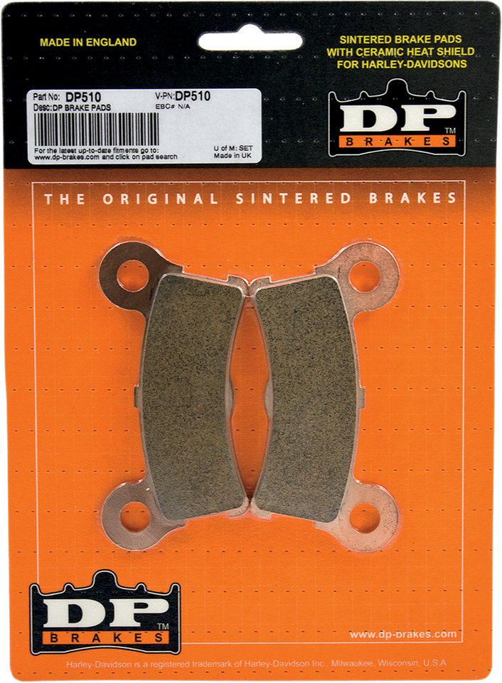 Sintered Brake Pads - DP510