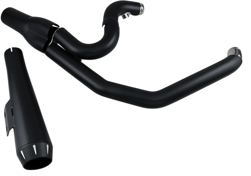 2:1 Exhaust - Black - Megaphone - Short - 91-05 FXD - Lutzka's Garage