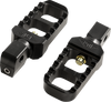 Serrated Stubby Footpegs - Black - Indian - Lutzka's Garage