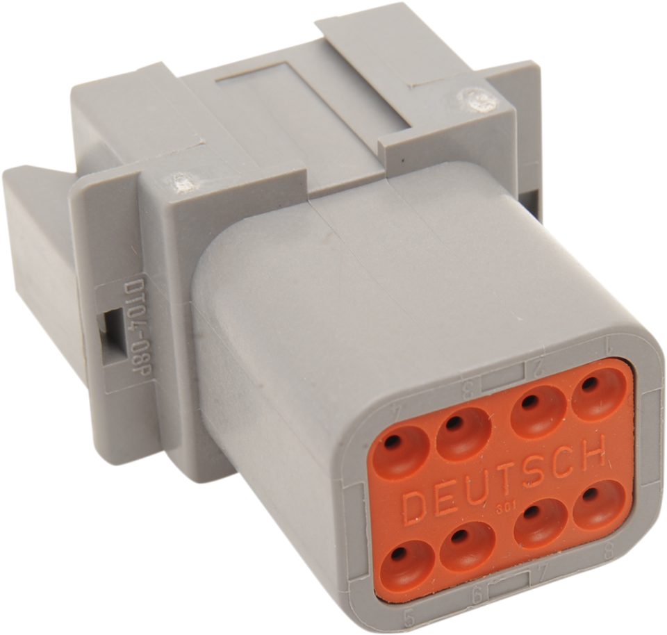 Deutsch Receptacle - 8 Pin - Gray - Lutzka's Garage