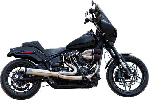 2-into-1 Qualifier Exhaust System - 49-State - Silver - Lutzka's Garage