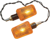 Mini Stalk Marker Lights - Carbon/Amber