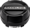 Center Cap - Replacement - 4/137 | 4/156 - Black with Decal