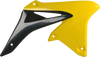 Radiator Cover - Black/ Yellow - RMZ 250