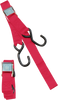 Cam Buckle Tie-Down - 1" x 5-1/2 - Red - Lutzka's Garage