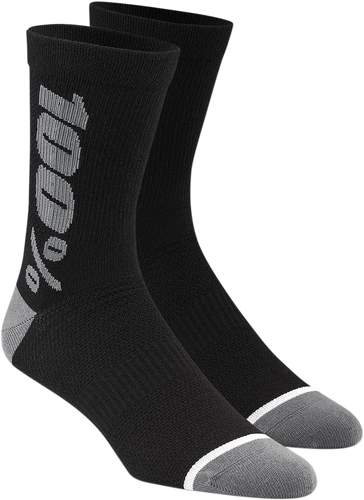 Merino Wool Performance Socks - Black/Gray - Large/XL - Lutzka's Garage