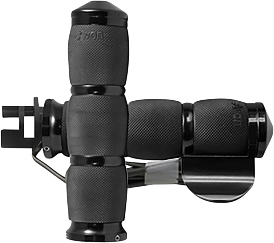 Grips - Heated - Air Cushion - Throttle Boss - Indian - Black - Lutzka's Garage