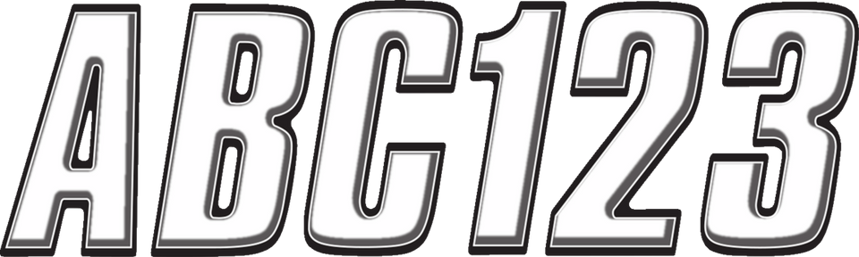 I.D. Sticker Kit - 800 Series - White - Lutzka's Garage