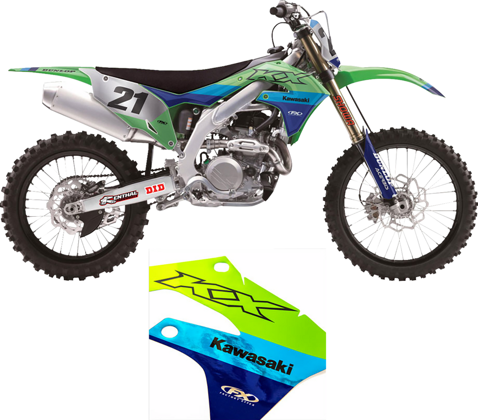Trim Graphic Kit - Chrome Series - Kawasaki KX 250F
