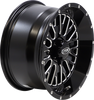 Wheel - Momentum - Front/Rear - Black/Milled - 14x7 - 4/110 - 4+3 (+10 mm)