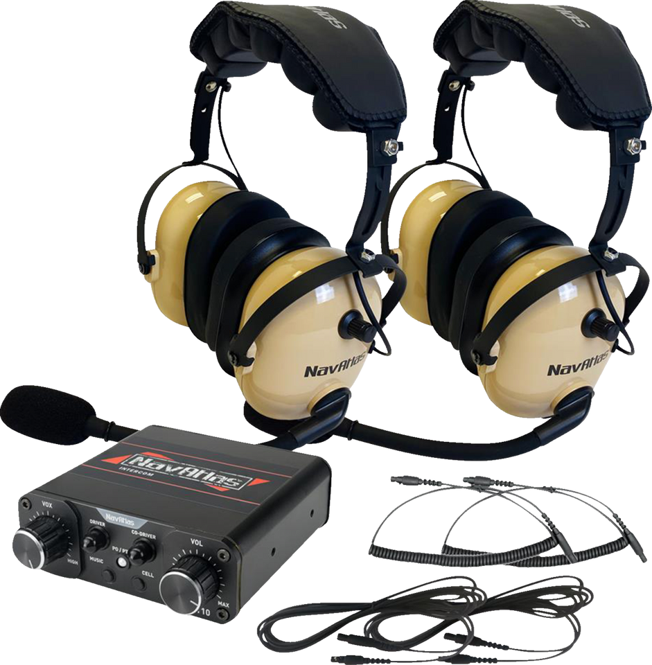 Intercom/Headset Kit - 2-Seat - Beige - Lutzka's Garage