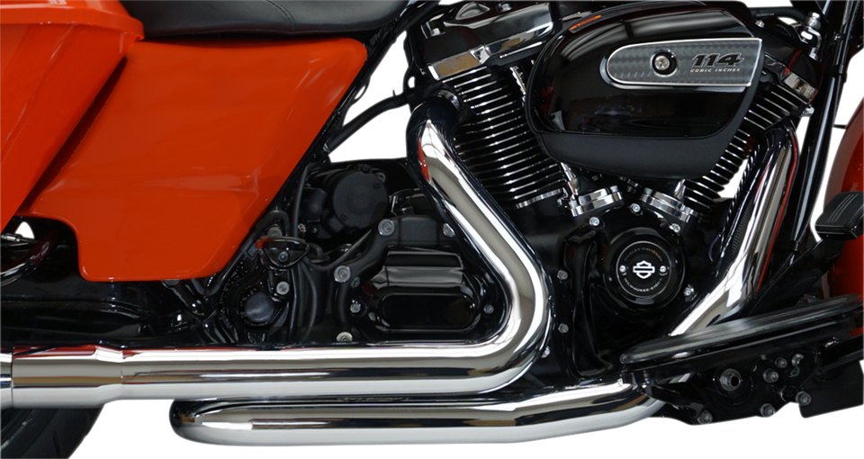 Aggressor 2-into-2 Crossover Headers - Chrome - M8 - Lutzka's Garage